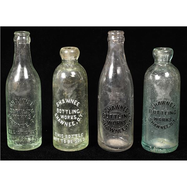 Shawnee Bottling Works, O T  Bottles, 4  [169142]