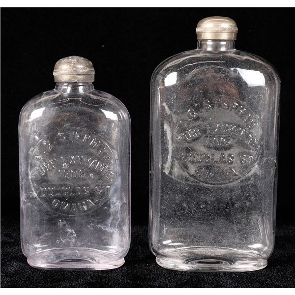 A C Stephan Whiskey Bottles, 2  [168333]