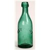 Image 1 : W S Wright Emerald Soda Bottle- RARE!  [168643]