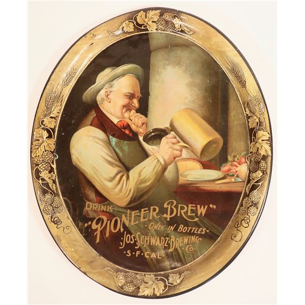 Jos. Schwarz Brewing Co. Beer Tray Pre-Prohibition  [170343]