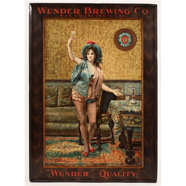 Wunder Brewing Metal Sign in Frame - Original  [170041]