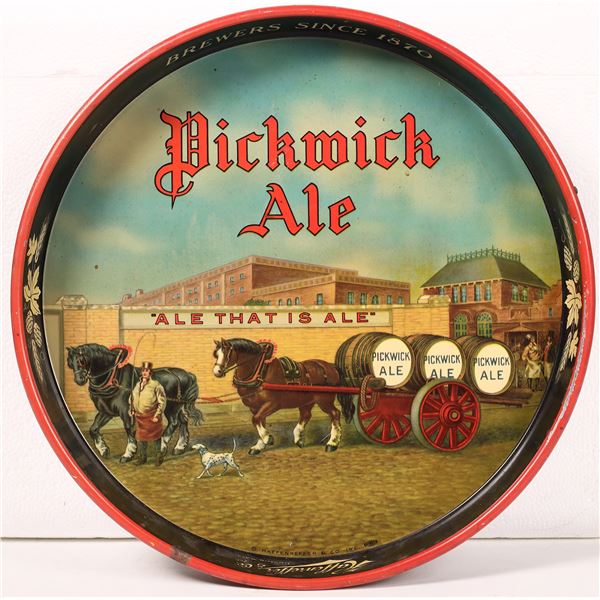 Pickwick Ale Hoffenreffer Co. Beer Tray  [170350]