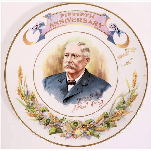 Fred Krug Brewing Co. Anniversary Single- Serving Advertising Tray  [170357]