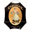 Image 1 : Coburger Beer Metal Advertising Sign -RARE!  [170251]