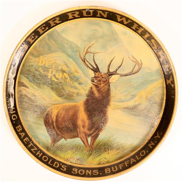 Deer Run Whiskey Shot Tray by Aug. Baetzold's Sons  [170332]