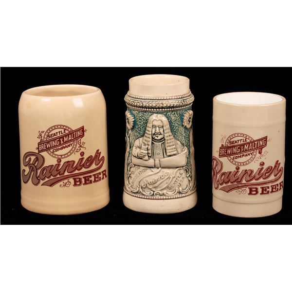 Rainier Beer Mug Trio  [170106]