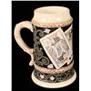 Image 3 : Playing Card Embossed Beer Stein, Pre-Prohibition  [170107]