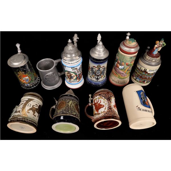 Classic and Modern Beer Stein Collection, 10  [170180]