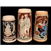 Image 1 : German Vintage Beer Stein Trio  [170111]