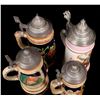 Image 4 : German Vintage Beer Steins, 1 with Music Box  [170112]