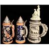 Image 3 : German Litre Beer Steins, 3  [170116]