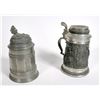 Image 1 : German Style Pewter Beer Steins, 2  [170117]