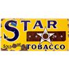 Image 1 : Star Tobacco Metal & Porcelain Sign. CHECK OUT THE GENERAL AMERICANA: SIGNS SECTION FOR OTHER GREAT,