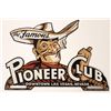 Image 1 : Pioneer Club Vintage License Plate Topper  [168855]