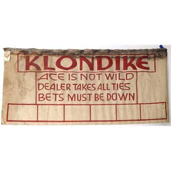 Klondike Crap Game Oil Cloth  [156263]