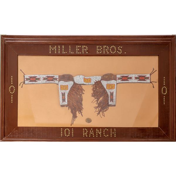 Miller Bros. 101 Ranch Performer's Beaded Gun Belt  [153633]