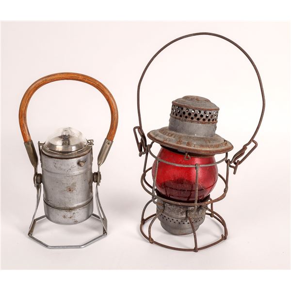 Railroad Lanterns: Western Pacific RR & Economy Electric No. 44  [162538]