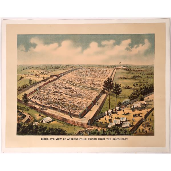 Andersonville Prison Birdseye View Print   [164360]