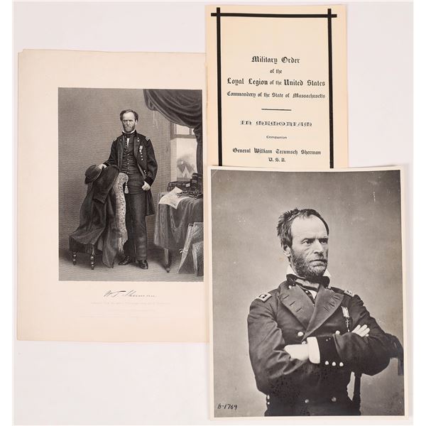 William Tecumseh Sherman  In Memoriam to Companion  by the Military Order Loyal Legion of the United