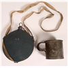 Image 2 : Civil War Canteen and Drinking Cup  [158589]