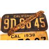 Image 2 : License Plates, California (5)  [170056]