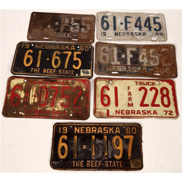 License Plates, Nebraska (7)  [170054]