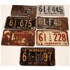 Image 1 : License Plates, Nebraska (7)  [170054]