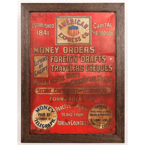 American Express Metal Money Order Sign  [168131]