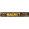 Image 1 : Magnet Cream Separator Metal Sign  [170217]