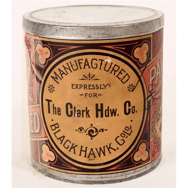 Clark Hardware Co. Paint Can, Pint w/Original Contents  [169152]