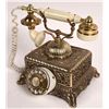 Image 1 : United States Telephone Co. Brass Base Rotary Telephone  [169219]