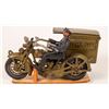 Image 1 : Hubley Cast  Iron Parcel Post  Motorcycle   [170283]