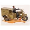 Image 2 : Hubley Cast  Iron Parcel Post  Motorcycle   [170283]