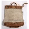 Image 1 : Canvas and Leather Locking Mail or Assay Bag  [150771]