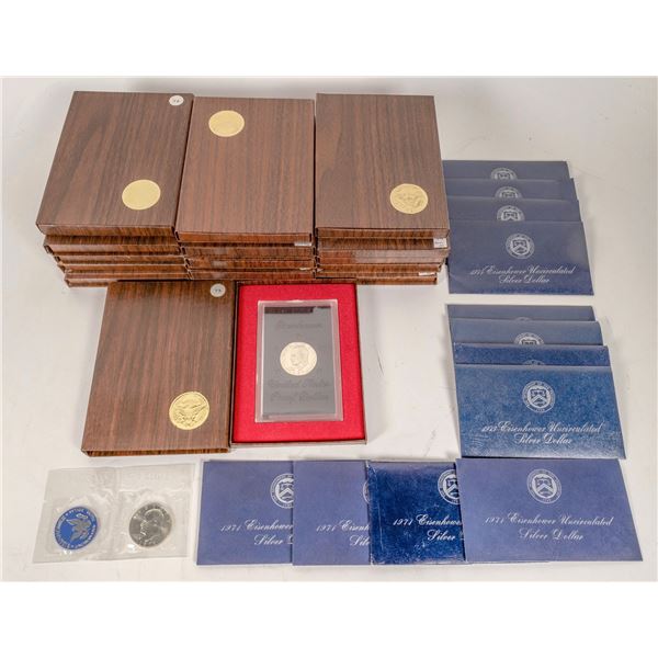 Ike Dollars: Brown Proof and Blue Uncirculated  [169990]