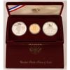 Image 1 : U. S. Silver & Gold Olympic Coin Set  [170134]