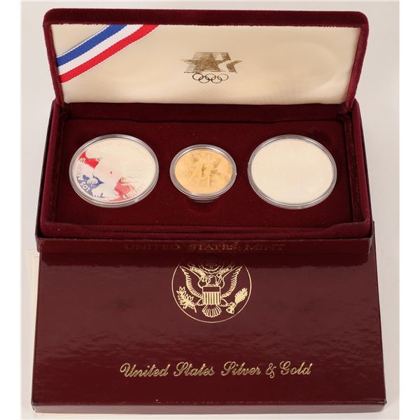 U.S. Olympic Silver & Gold Coin Set  [170135]