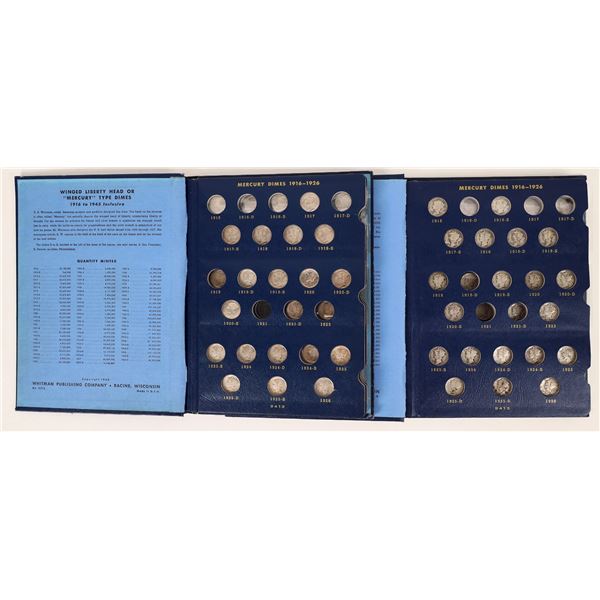 Whitman Mercury Dime Coin Albums  [170131]