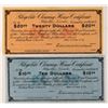 Image 1 : Rhyolite Clearing House Certificates ($10 & $20)  [170565]