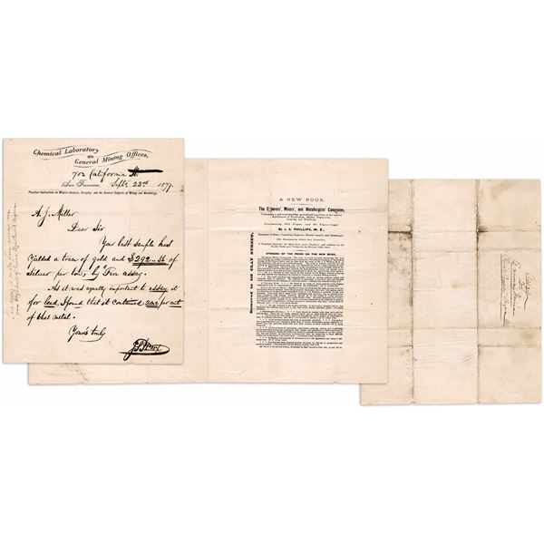 Assay Receipt/Lettersheet-Chemical Laboratory & General Mining Offices  [163559]