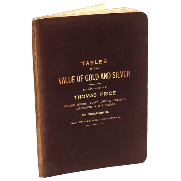 Tables of the Value of Gold and Silver per Ounce Troy, 1881  [163234]