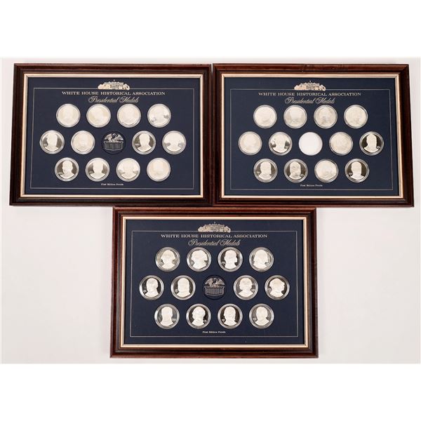 Sterling Silver Proof Presidential Medals: Franklin Mint  [165446]