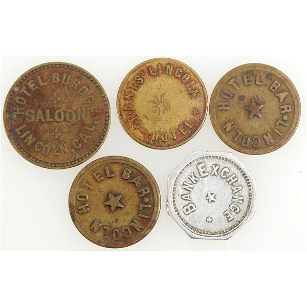 Lincoln Tokens, 5  [169907]