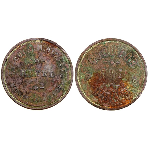 Col. F M Rickey's Hotel Token - Very Rare!  [169933]