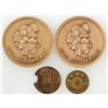 Image 1 : Monterey Tokens, 4  [169960]