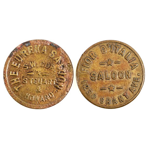 Flor D'Italia  & Eureka Saloon Tokens  [169087]