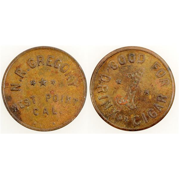 West Point, N R Gregory Token, Very Rare  [169937]