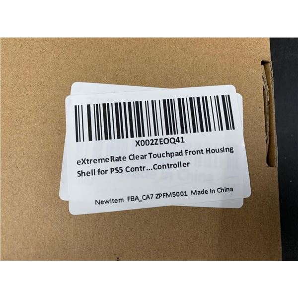 Extreme Rate Clear Touchpad Front Housing Shell for PS5 Controller