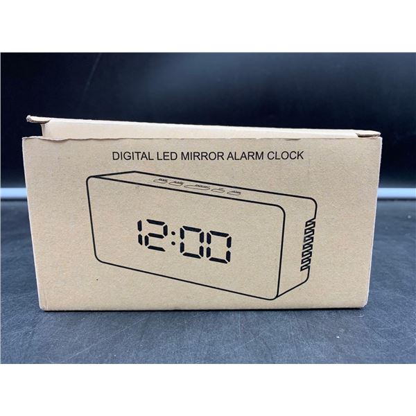 Digital LED Mirror Alarm Clock