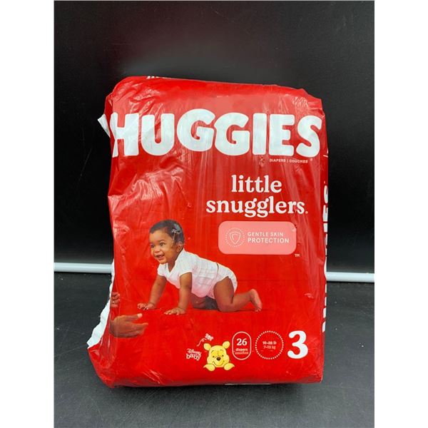 Huggies Little Snugglers (16-28lbs) 26 diapers